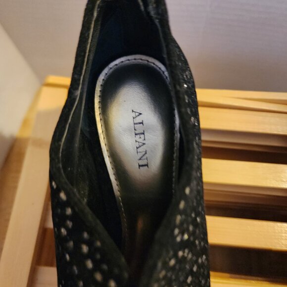 Alfani Sparkly Suede Bootie (Black) 8M - Picture 3 of 5